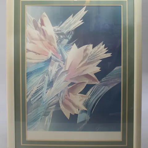 Three Contemporary Framed Prints Including “Desert Series” & “Honkers Landing”