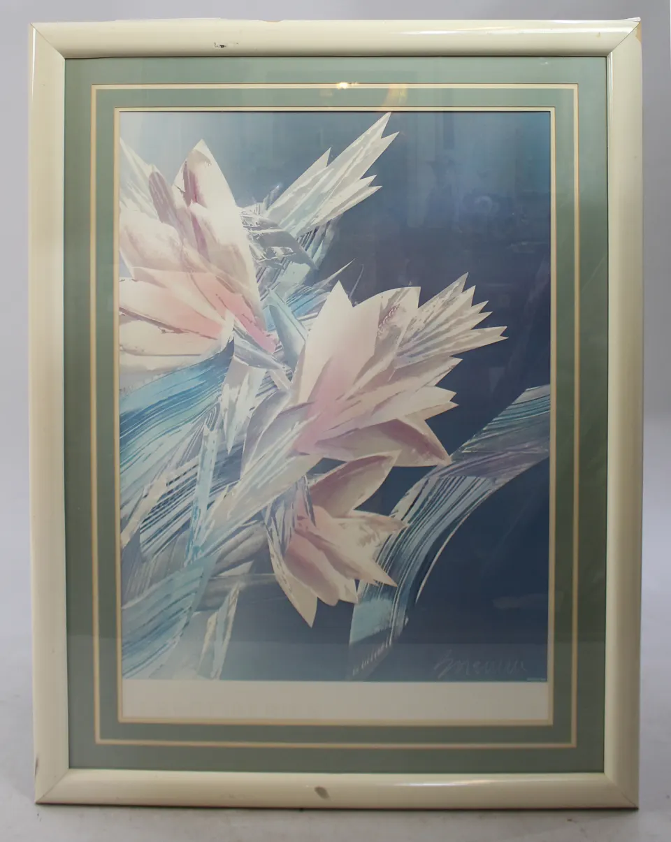 Three Contemporary Framed Prints Including “Desert Series” & “Honkers Landing”