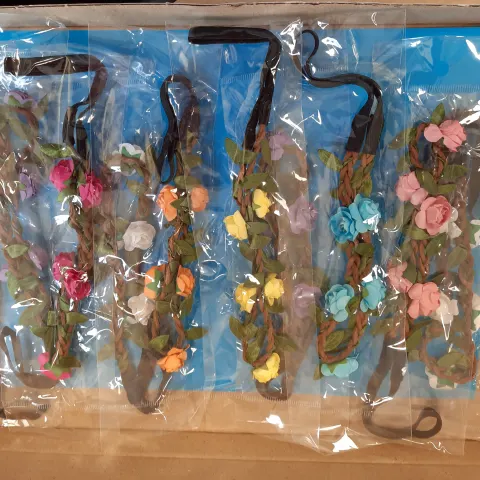 60 leather and floral headbands.  Selection of colours