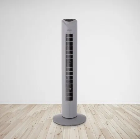 (86/Mez) Lot RRP £90. 3x Arlec 31 Inch Grey Tower Fan RRP £30 Each. 3 Speed Settings. Automatic Swi
