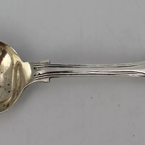 Solid Silver British Bulldog Spoon