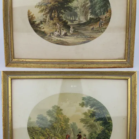 Pair of Victorian Le Blond Chromolithograph Prints c.1860s–1870s
