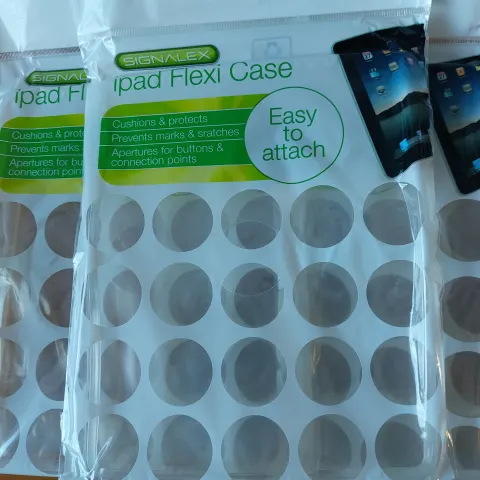 Ipad covers, transparent.   Box of 30