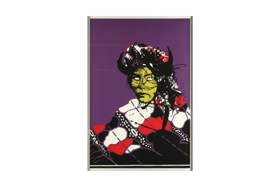 PAUL INSECT (BRITISH B.1971) Wire Views-Graf screen print, Pictures on Walls blind stamp Banksy 2008