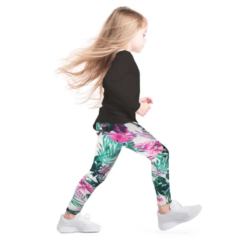 Job Lot of 100 Girls Printed Sports Leggings, Ages 3-12Y, Brand New, RRP £12.99