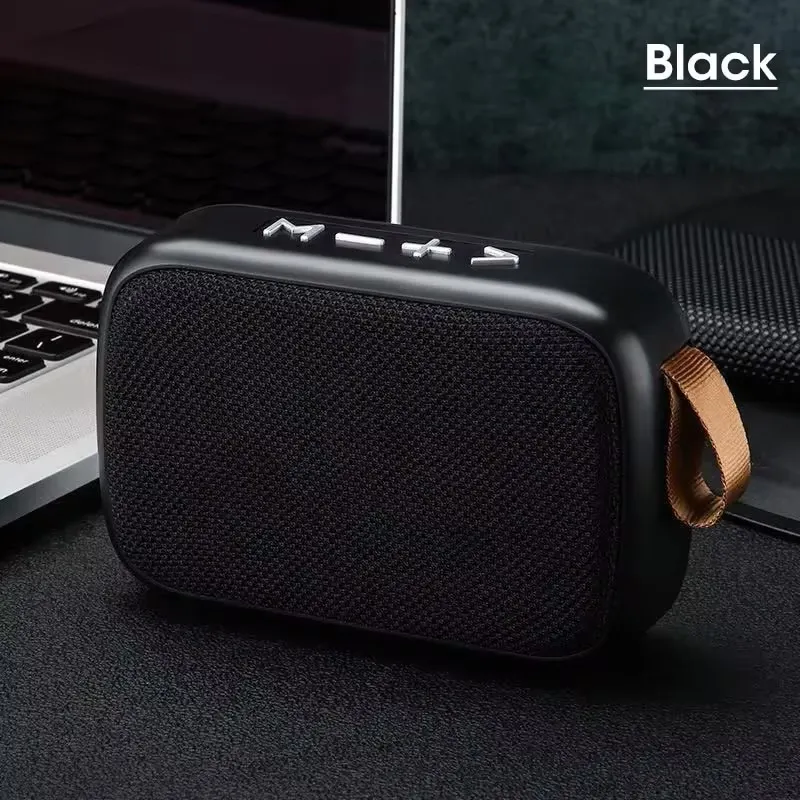 New Wireless Bluetooth Speaker Outdoor Portable Subwoofer Mini Speaker Black