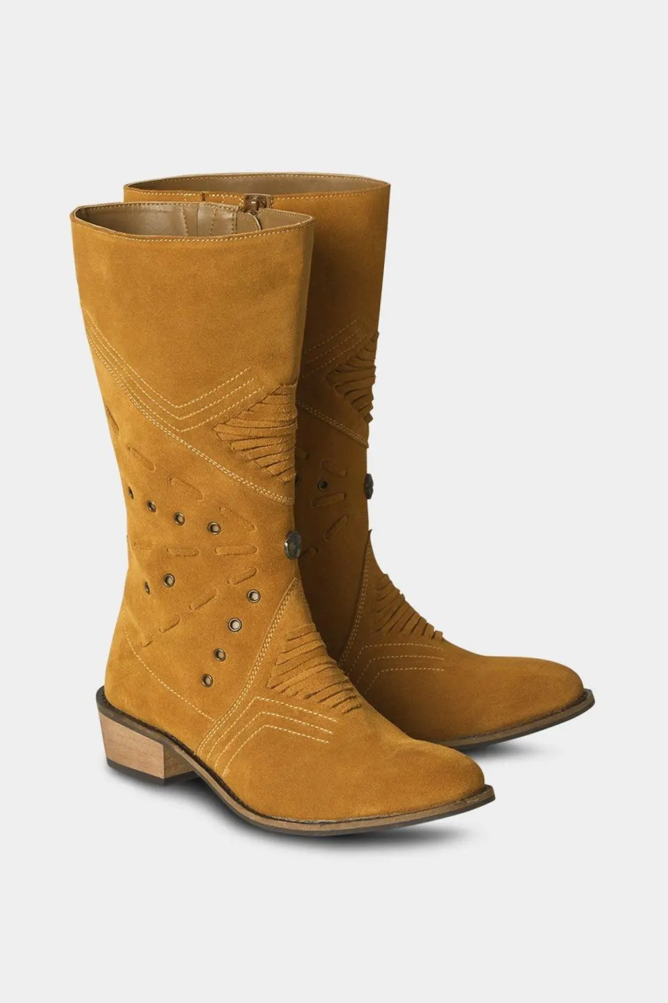 Joe Browns Tan Brick Lane Suede Midi Boots Size 5 RRP £80 L10c