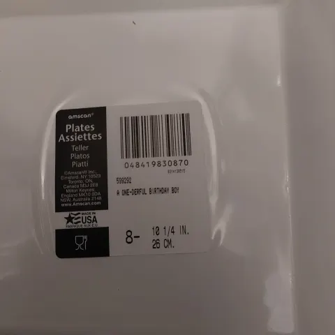 Partyware serviettes plates cups etc min 25 items