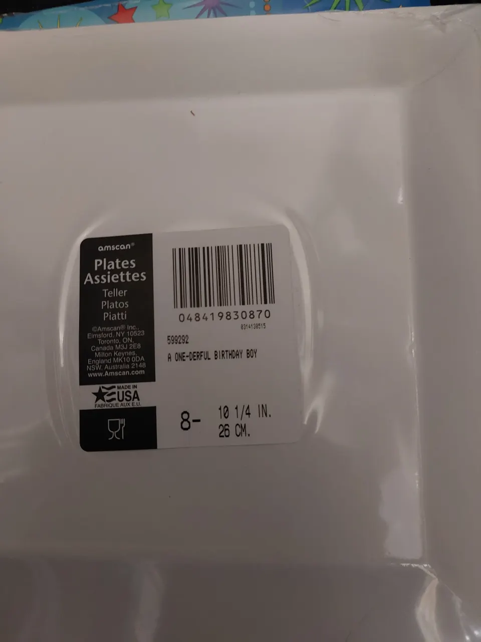 Partyware serviettes plates cups etc min 25 items