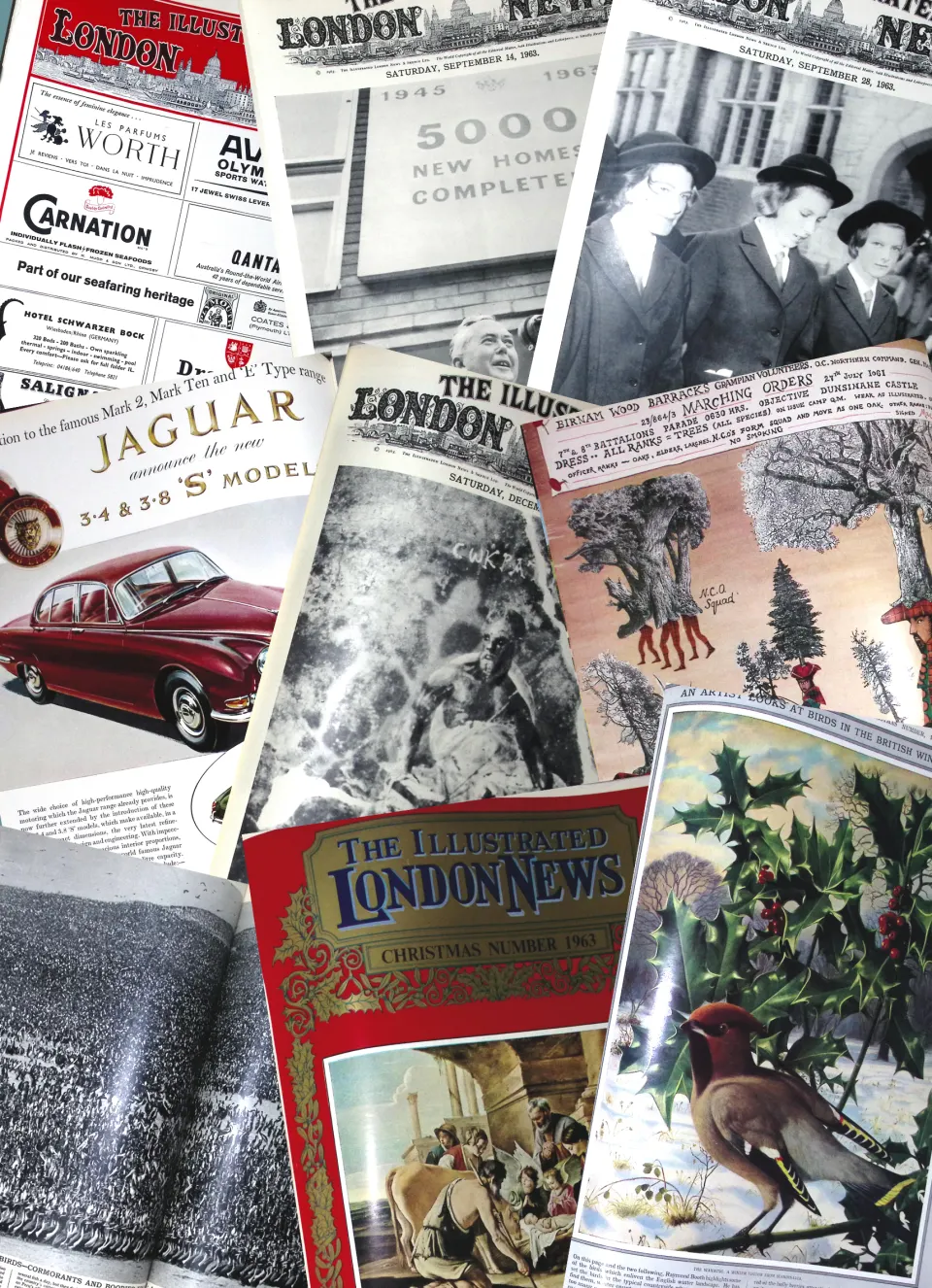 Illustrated London News Removeable Issues 1963 Sept-Dec Folder.