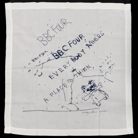 Tracey Emin RA (b.1963) 'Everybody Needs a Place to Think', with BBC4 Invitation, Limited Ed, 2002.