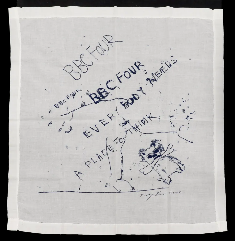 Tracey Emin RA (b.1963) 'Everybody Needs a Place to Think', with BBC4 Invitation, Limited Ed, 2002.