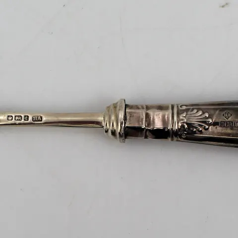 Solid Silver Bread Fork