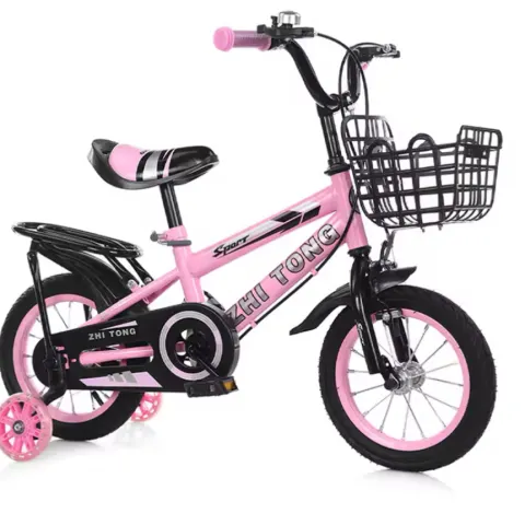 16-Inch Kids Bike – Sturdy Carbon Steel Frame With Adjustable Seat & Handlebar, Safety Brakes.