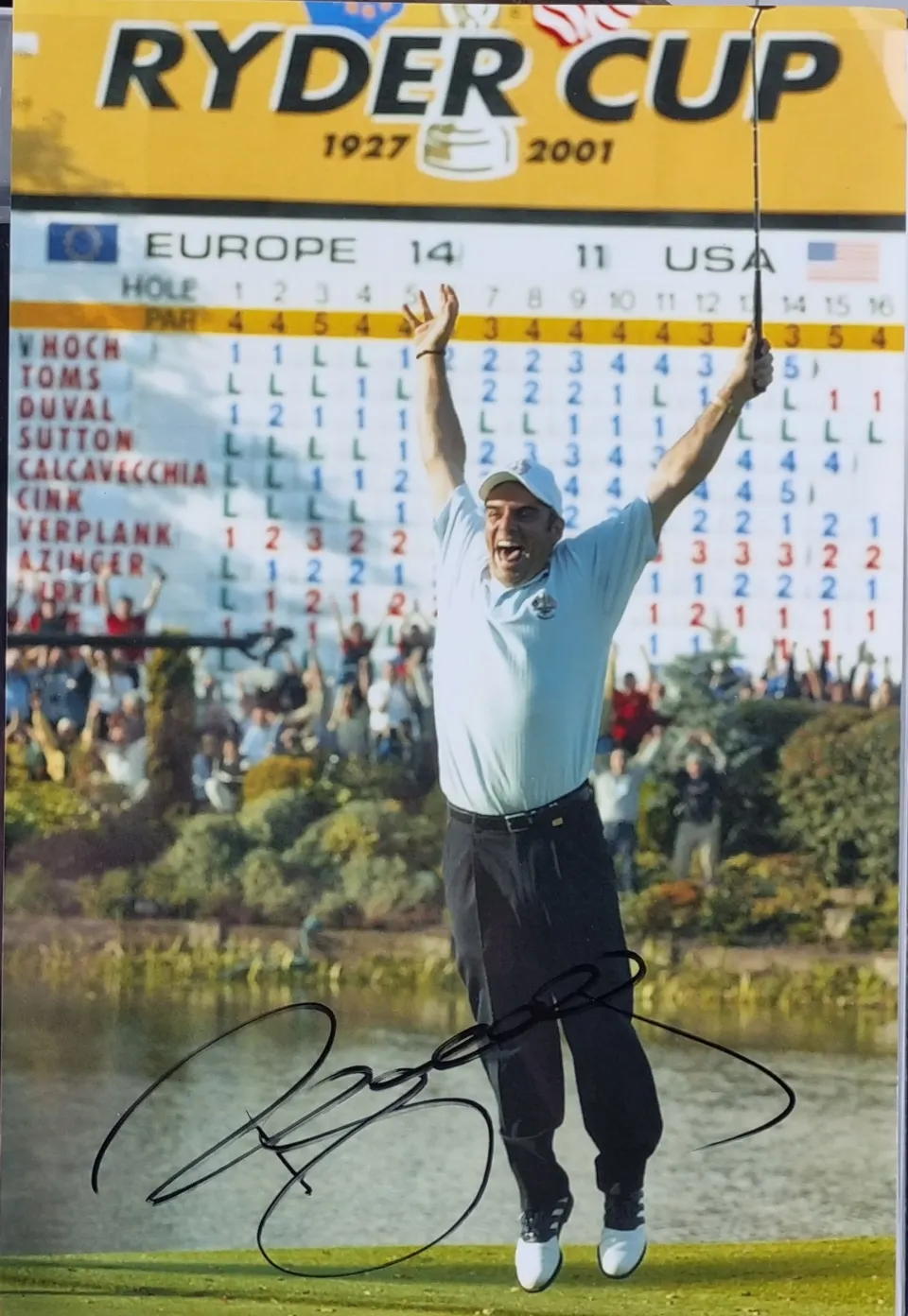 Paul McGinley Original Signature