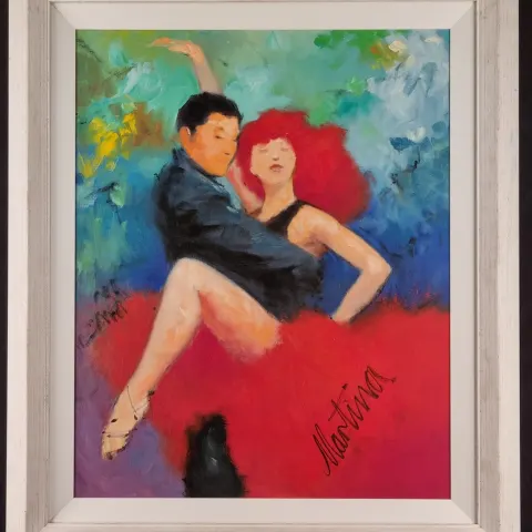 Original Painting On Canvas By Martina