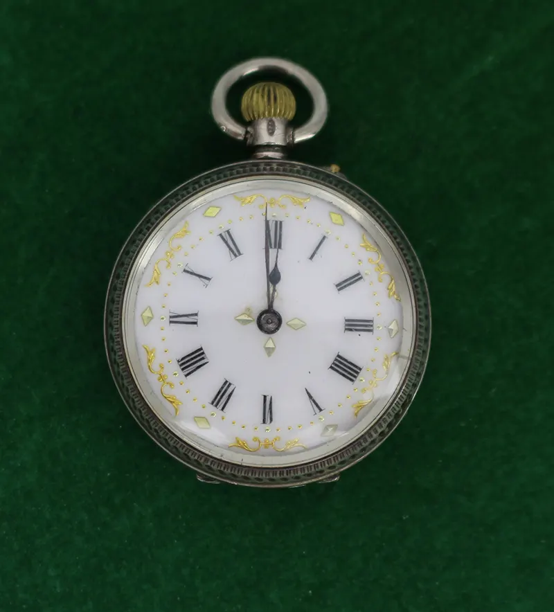 Silver Lady's Pocket Watch