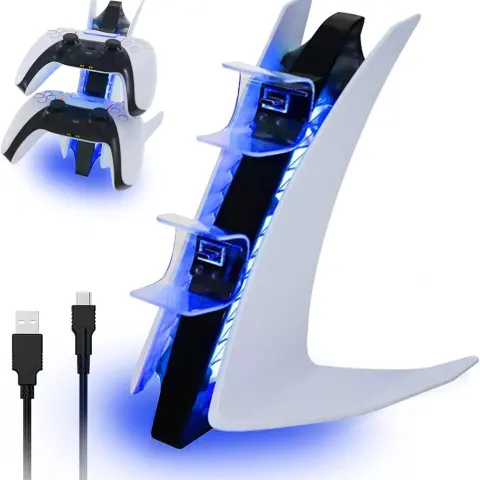 PS5 Controller Charger Special Edition, Wireless Controller Charging Station L24b sku-4495