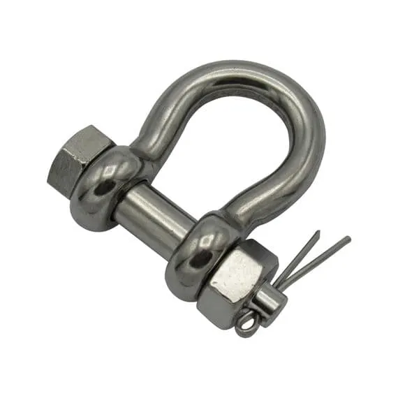 10 X 3.25 TON ALLOY STEEL SAFETY PIN BOW SHACKLES