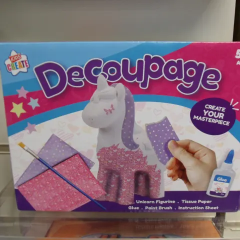 10pcs brand new sealed Unicorn craft decourpage kit - 10pcs in lot