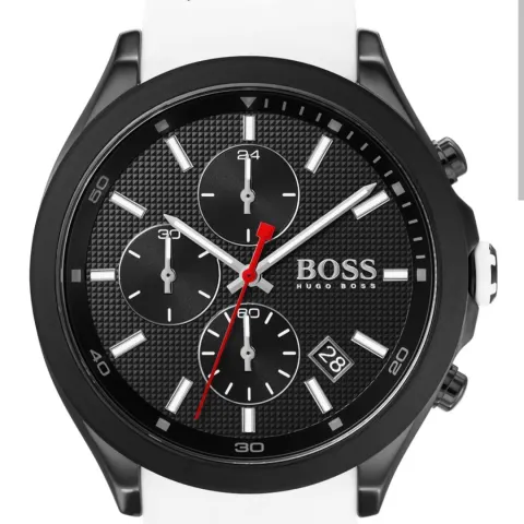 Hugo Boss  1513718  Men's velocity White Silicone Strap Chronograph Watch