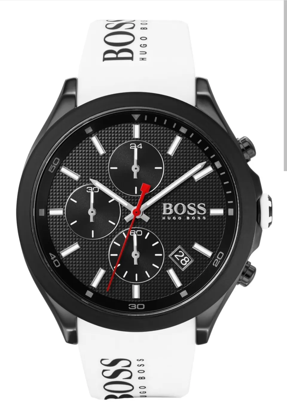 Hugo Boss  1513718  Men's velocity White Silicone Strap Chronograph Watch