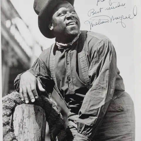 William Warfield Original Signature