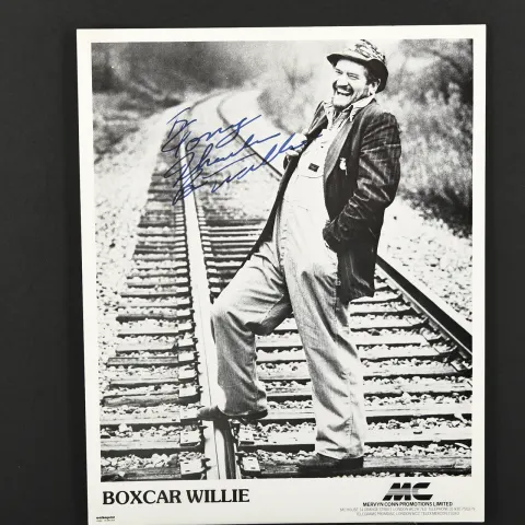 BOXCAR WILLIE (1931-1999) Original signature