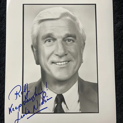 Leslie Neilson Signed
