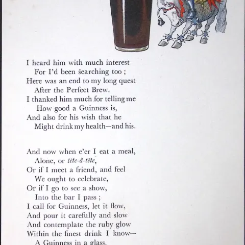 Guinness 92 Years-Old Rare  Illustrated by John Gilroy 1933 The Guinness Alice-6.