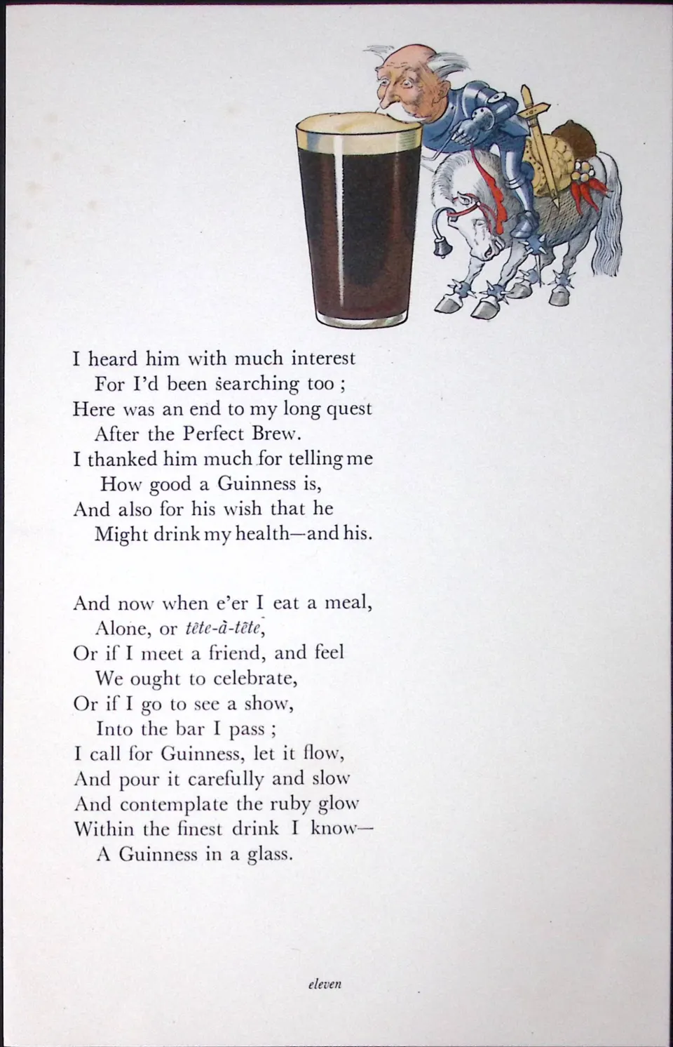 Guinness 92 Years-Old Rare  Illustrated by John Gilroy 1933 The Guinness Alice-6.
