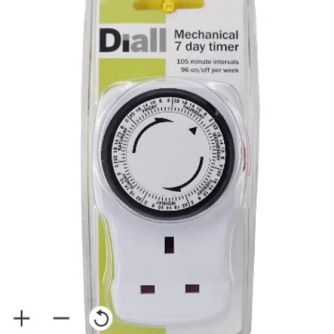 10 x Diall 7 day Mechanical Timer L4a