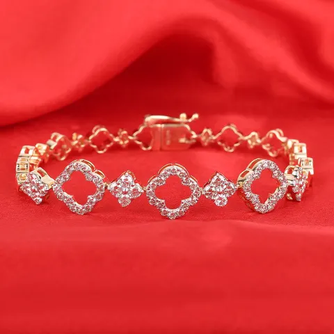 14 K / 585 Yellow Gold Diamond Bracelet
