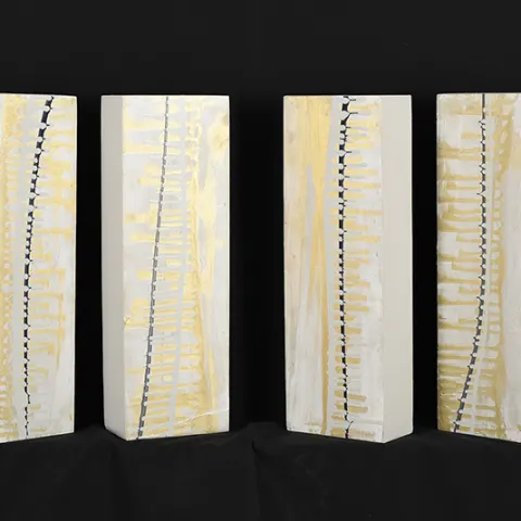 Austin Allan James Original Set of Four Plaques