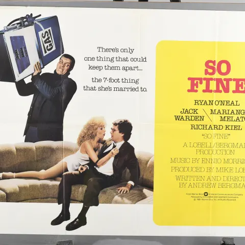 Original "So Fine" Film Poster