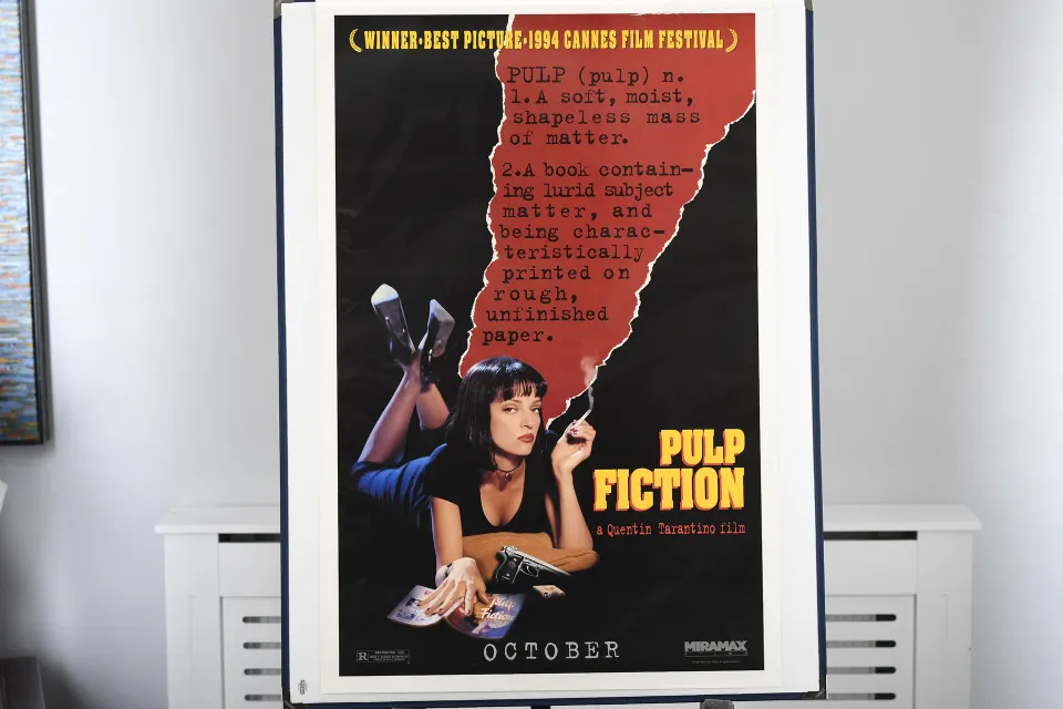 Original "Pulp Fiction" Cinema Poster