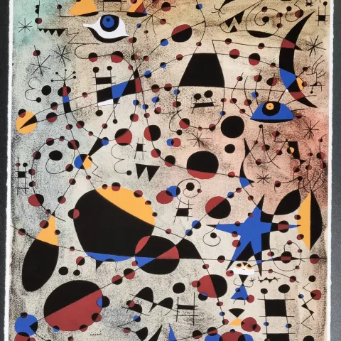 Limited Edition Joan Miro "Constellations: The Ladder Brushed the Firmament"
