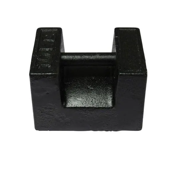 5 x 10KGS BLACK PAINTED HAND TEST WEIGHT