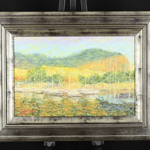 Original Framed Oil on canvas by Roberto Masia (Italian)