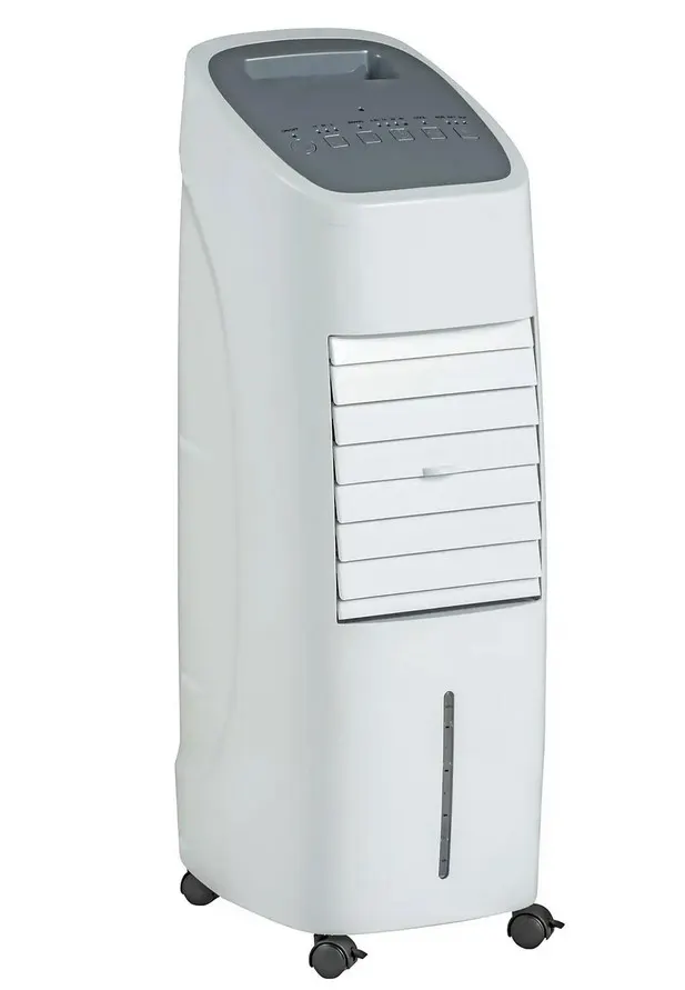 (89/Mez) RRP £115. Stylec 9 Litre Evaporative Air Cooler. Powerful 3 Speed Fan. 3 Modes: Normal, Na