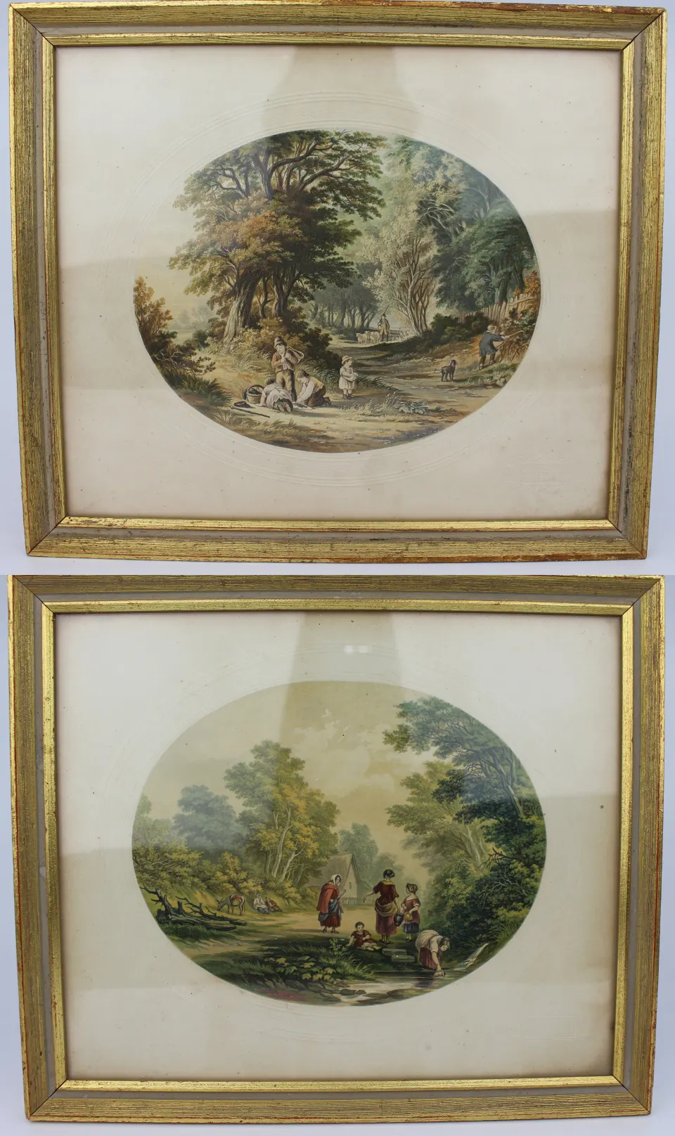 Pair of Antique Victorian Le Blond Prints