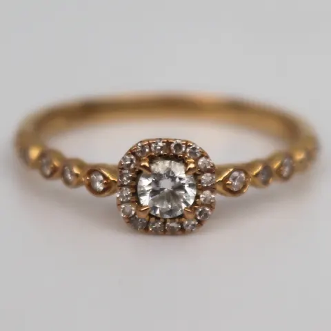 Diamond 18ct Rose Gold Ring
