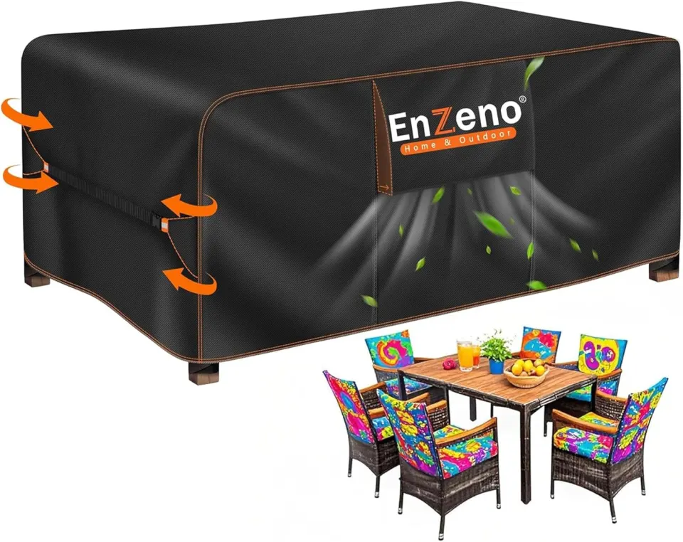 Garden Furniture Covers 180X120X74cm Waterproof 420D Heavy Duty Lb37