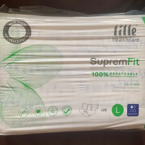 16 X BRAND NEW PACKS OF 26 LILLE HEALTHCARE SUPERFIT L PADS IN 4 BOXES