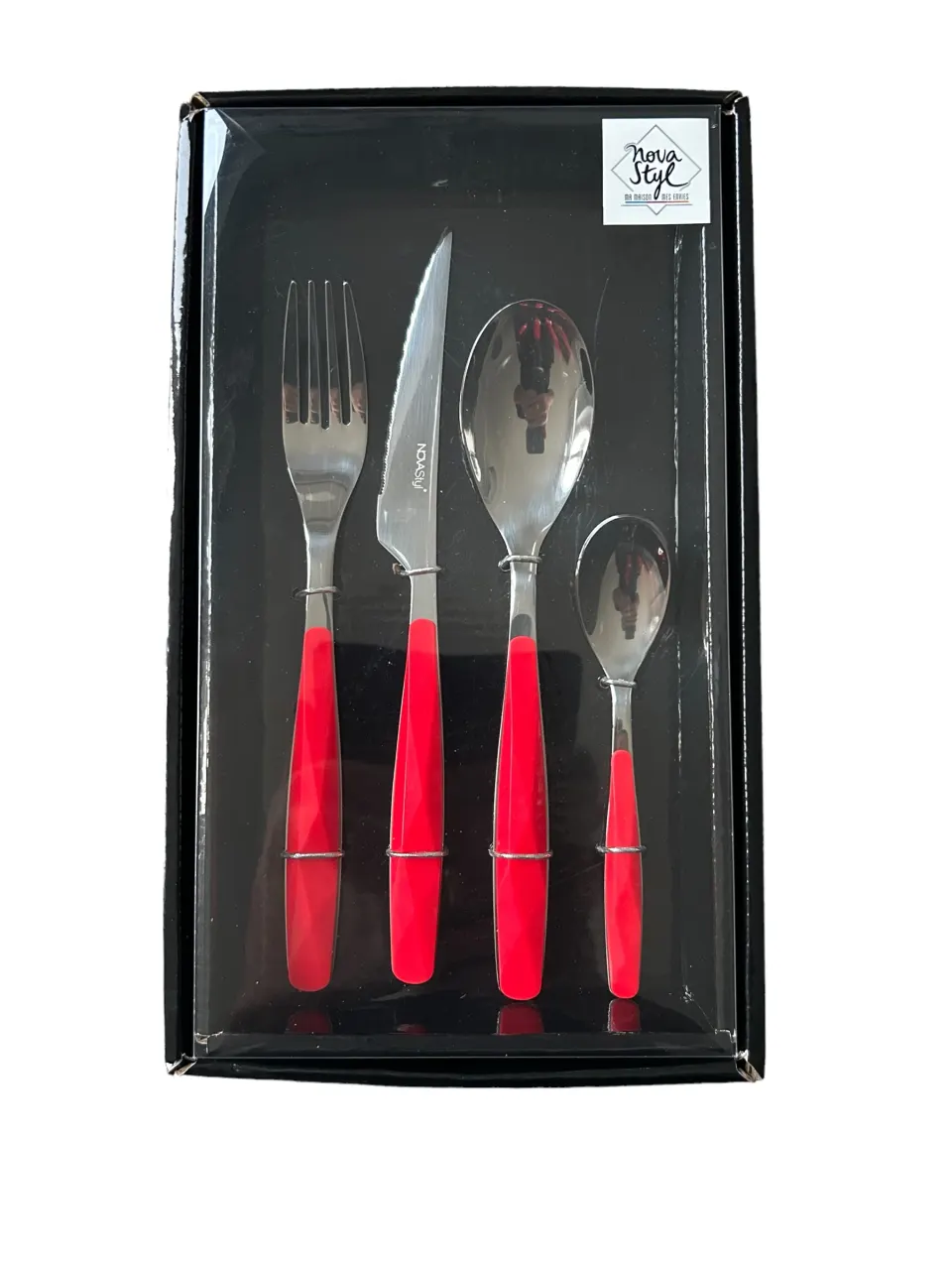 16-Piece Cutlery Set, Neutral Range, Stainless Steel, 28 x 16.5 x 6.5 cm