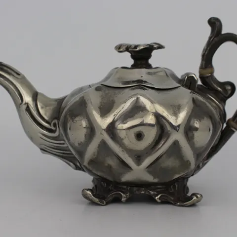 Antique Silver Plated Tea Pot by James Dixon & Sons