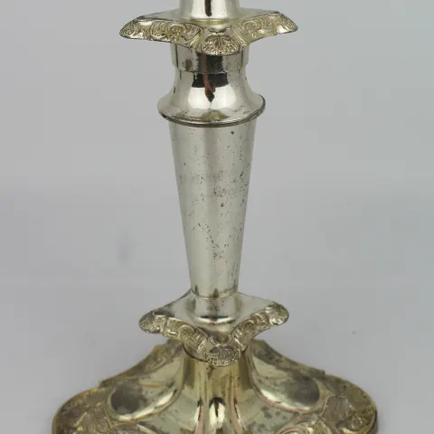Vintage Silver Plated Candlestick