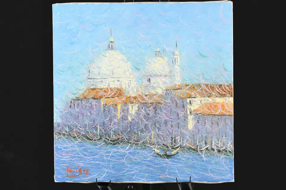 Original Oil On Canvas By Roberto Masia