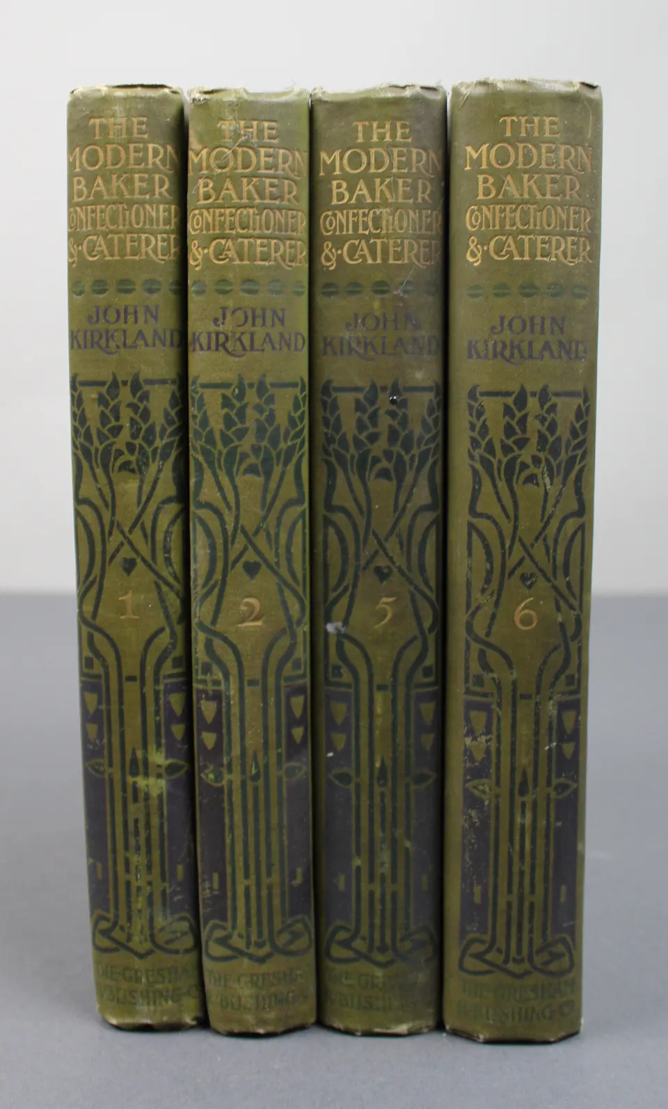 Collection of 4 Volumes The Modern Baker John Kirkland