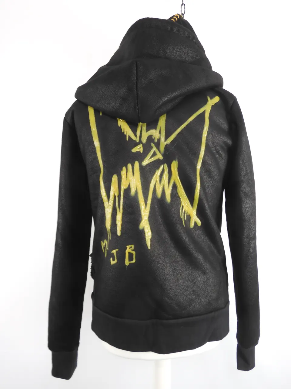 MJB Marc Jaques Burton Zip Double Hoodie Vegan Shearling Hoodie, Size L, Sold Out